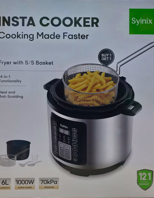Syinix 6L Electric Pressure Cooker
