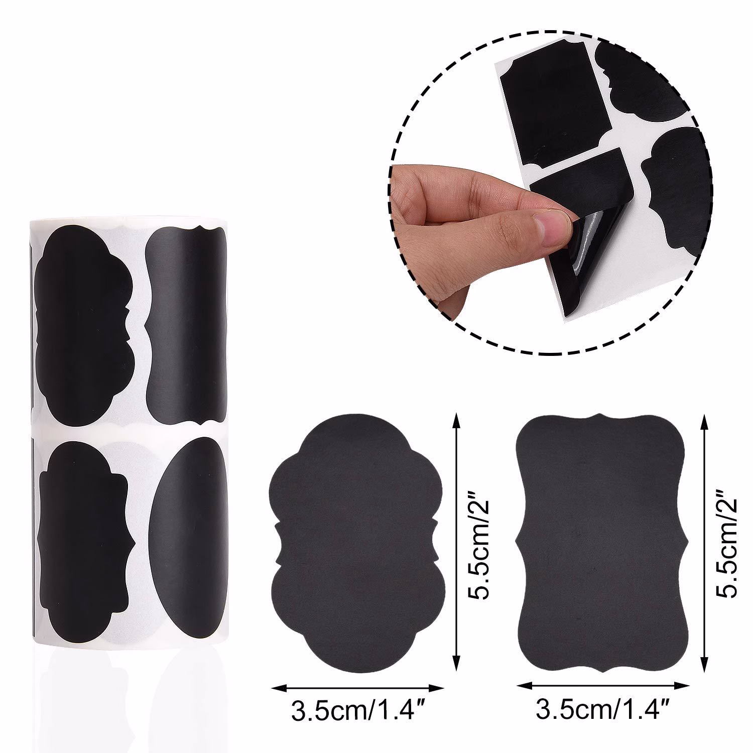 80psc Jar Stickers/labels - Image 2