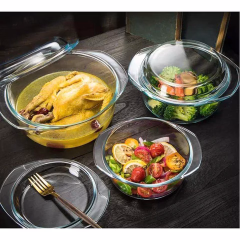 Signature 3Pcs Casserole Pots With Lids