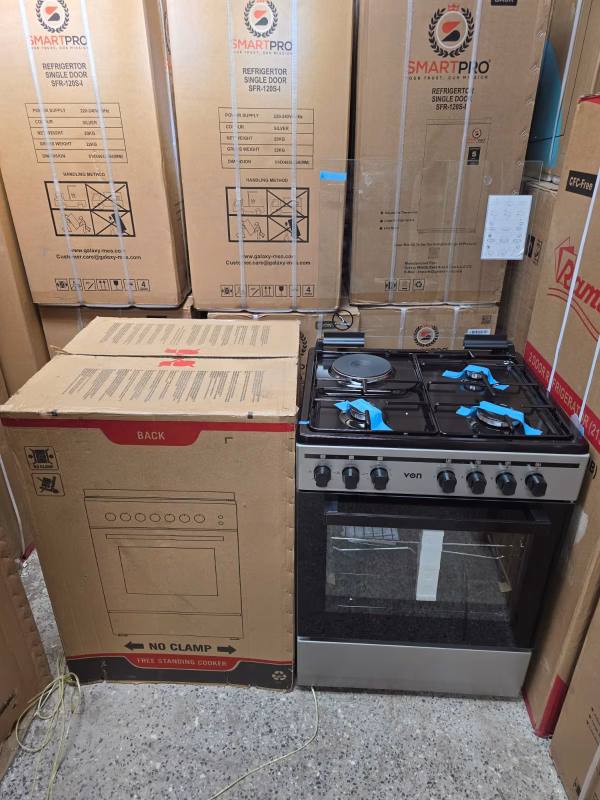VON VAC6SV31UY 60x60 3~Gas+1~Electric Gas Cookers - Image 2
