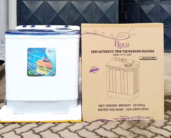ROCH RWM-11TT-J-(W)11Kg Twin-tub Washing Machine - Image 2