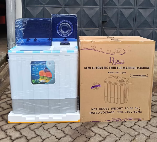 ROCH RWM-14TT-J-(W)14Kg Twin-tub Washing Machine - Image 2