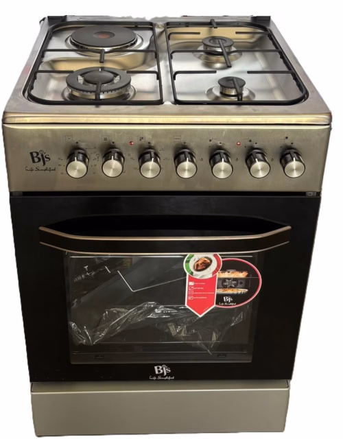 BJ`s Epic INOX 60*60 3~Gas+1~Electric Gas Cookers