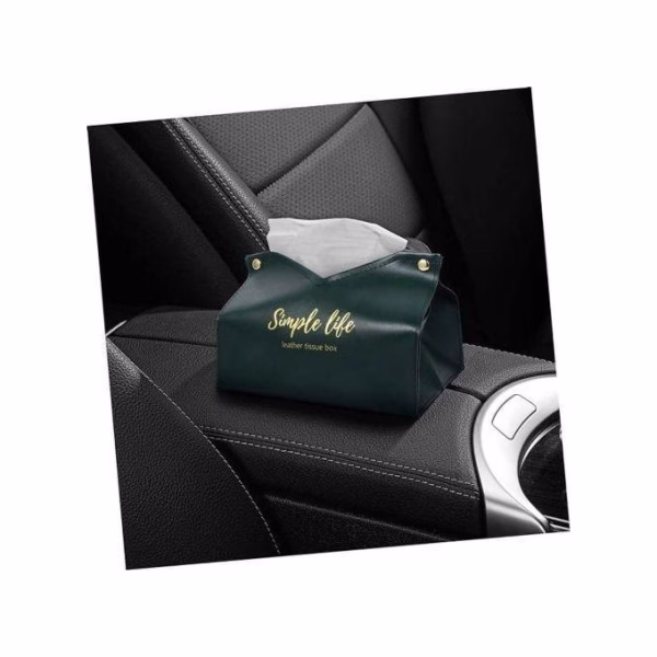 Simple Life Leather Serviette Holder - Image 2