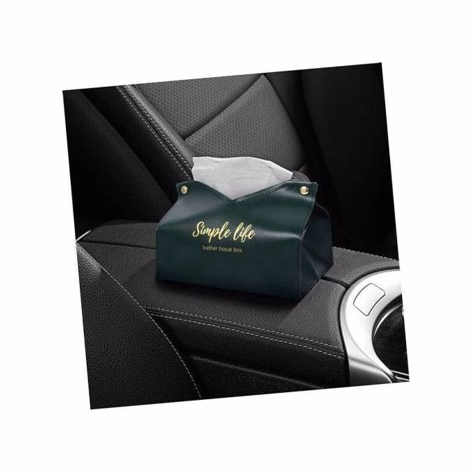 Simple Life Leather Serviette Holder - Image 2