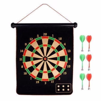 Foldable Magnetic Dart Board