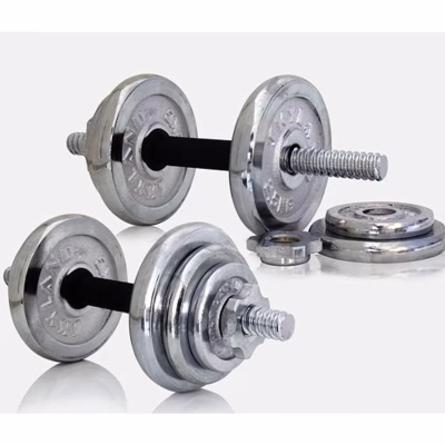 Adjustable Chrome Dumbbell Set