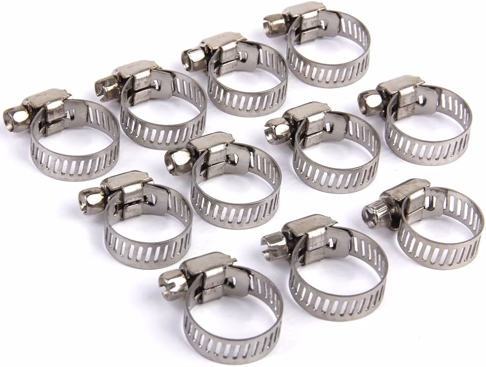 100Pcs Gas Hose Clips