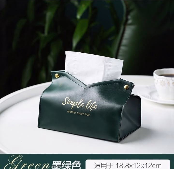 Simple Life Leather Serviette Holder - Image 5