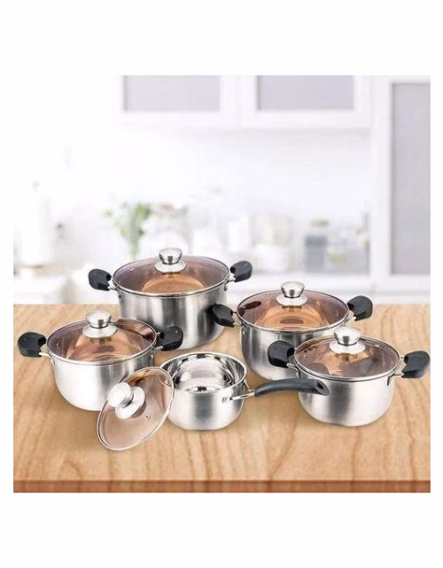 Jamespot JPTG-021 10 Pcs Stainless Steel Cookware Set