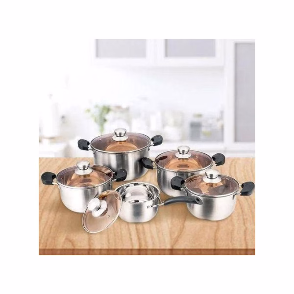 Jamespot JPTG-021 10 Pcs Stainless Steel Cookware Set