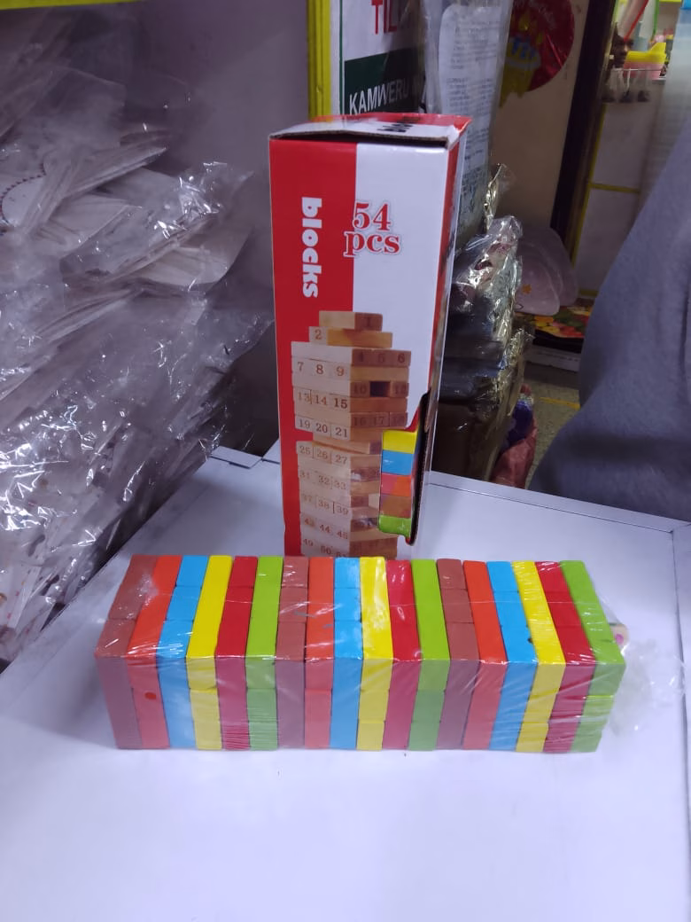 Wooden 54psc Jenga Blocks - Image 3