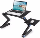 Portable Laptop Stand With Mouse Pad & Fan