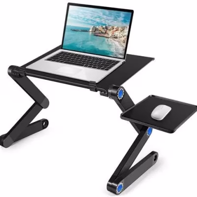 Portable Laptop Stand With Mouse Pad & Fan