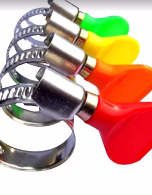 100Pcs Gas Hose Clips With Plastic Handle