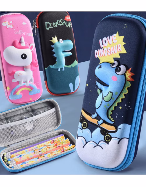 Cartoon Themed Pencil Pouch