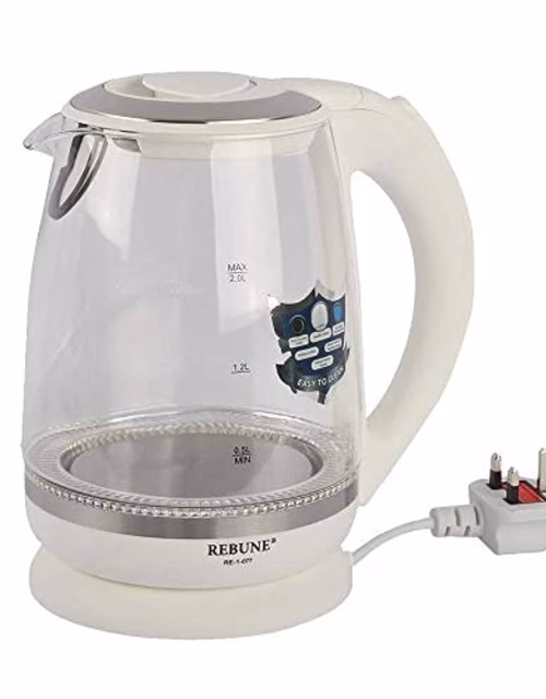 Rebune RE-1-076 1.7L Glass Electric Kettle