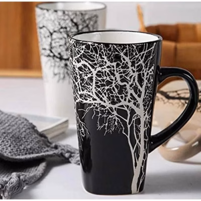 HKN 6 Pcs Tree Design Mug Set