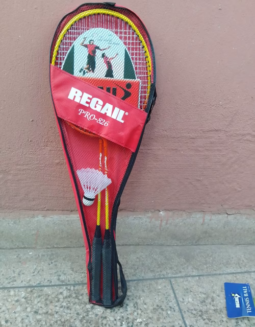 REGAIL 3Pcs Badminton Racket Set