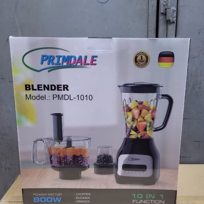 Primdale PMDL-1010 Blender with Grinder & Chopper