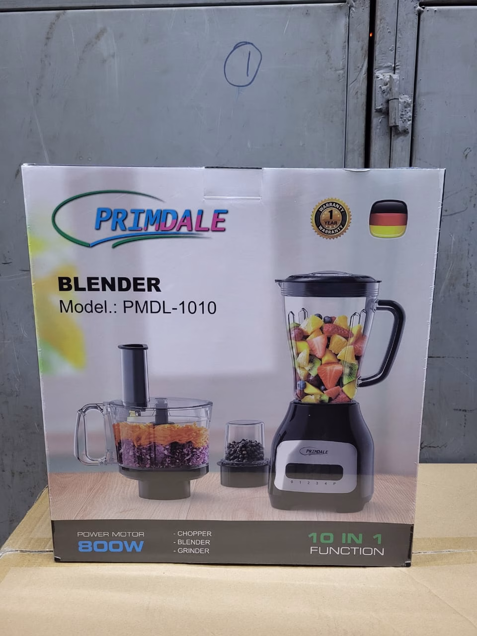 Primdale PMDL-1010 Blender with Grinder & Chopper