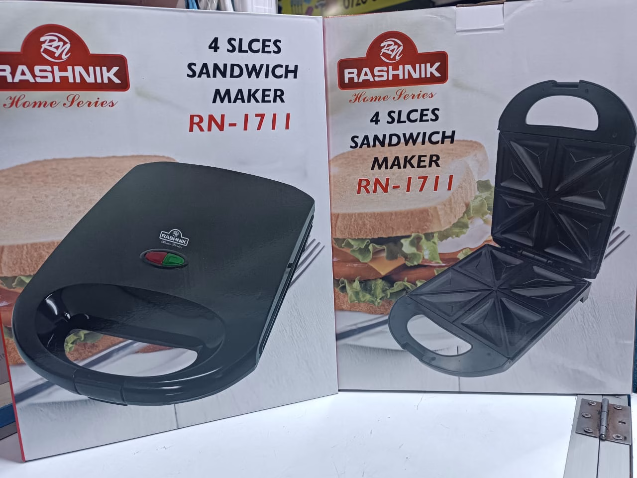 Rashnik RN-1711 4 Slice Sandwich Maker - Image 2