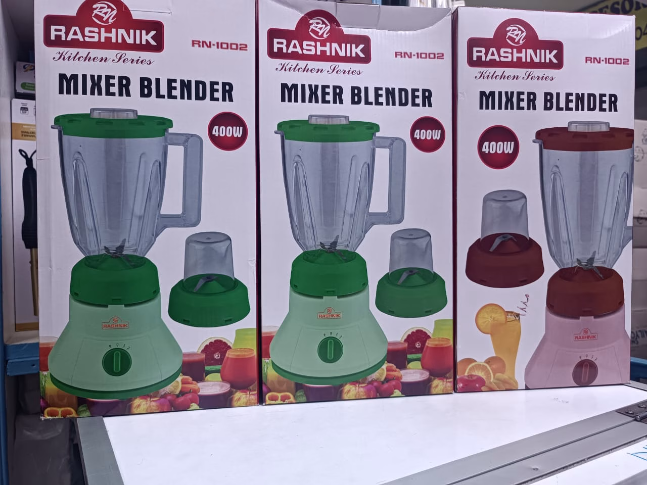 Rashnik RN-1002 2-IN-1 Blender With Grinder - Image 2