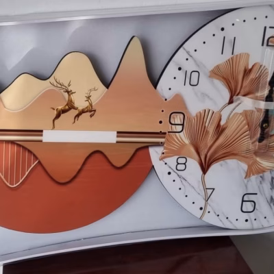 Elegant 3D Wall Clocks