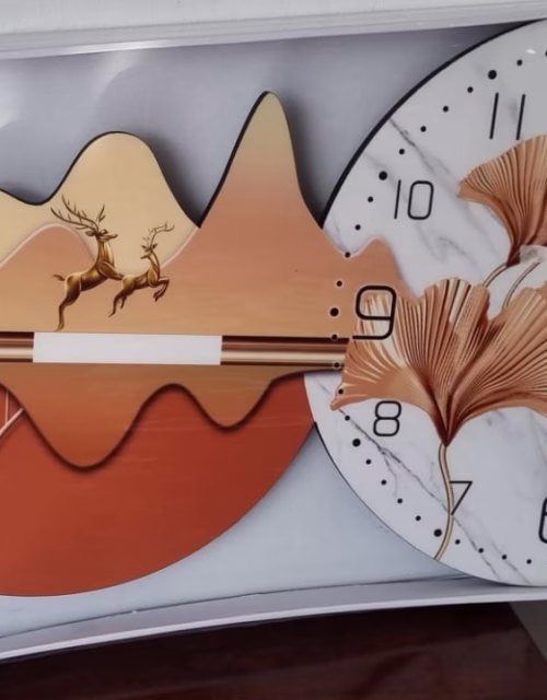 Elegant 80cm by 40cm Wall Clock