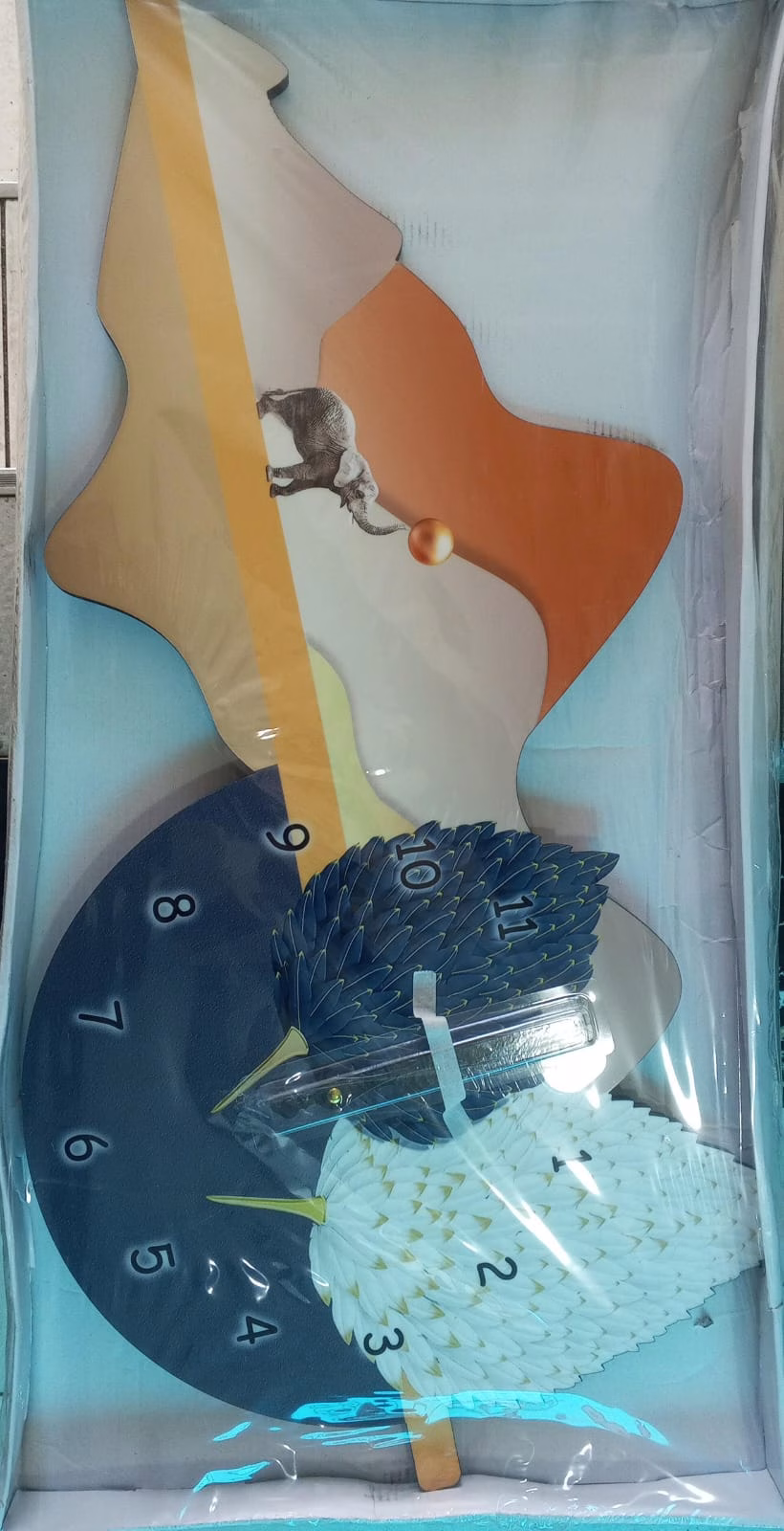 Elegant 80cm by 40cm Wall Clock - Image 3