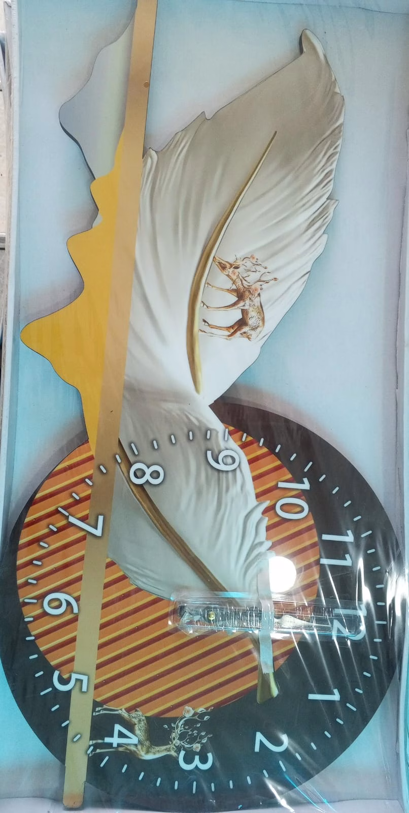 Elegant 80cm by 40cm Wall Clock - Image 2