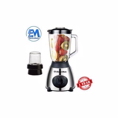 Electromate 2-IN-1 1.5L Glass Jar Blender - Image 2