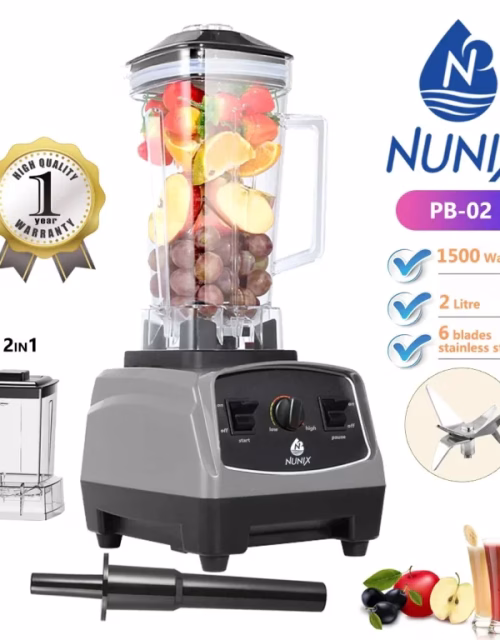 Nunix PB-02 2-IN-1 Professional Blender