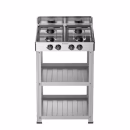 Rebune RE-4-066 4-Gas Burner Cooker with Shelves