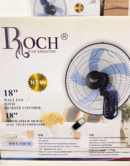 Roch 18″ inch Wall Fans