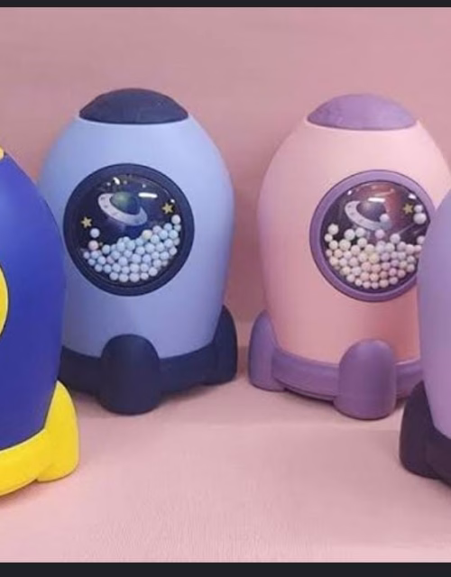 Kids Rocket Piggy Bank