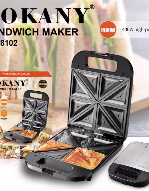 Sokany SK-08102 4 Slice Sandwich Maker