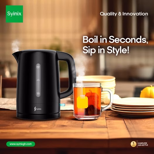 Syinix CLP-1707 1.7L Electric Kettle - Image 3