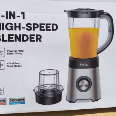 Syinix 2-IN-1 Blender With Grinder