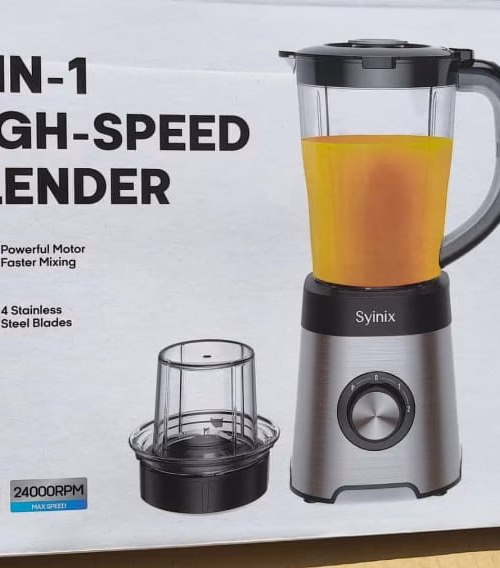 Syinix 2-IN-1 Blender With Grinder