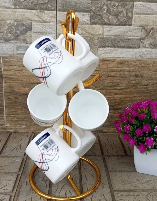 Luminarc 6 Pcs Wolgan Red Cup Set