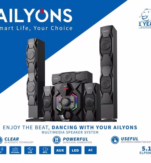Ailyons ELP5901K 5.1ch Home Theater Systems
