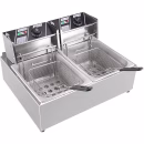 GlobalStar GS82A 6L+6L Double Electric Deep Fryer