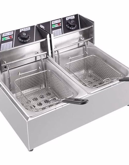 GlobalStar GS82A 6L+6L Double Electric Deep Fryer