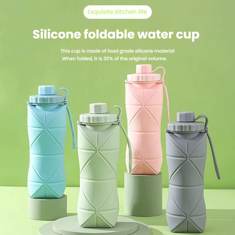 600Ml Foldable Water Bottle