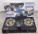 Icona 2 Burner Glass Tabletop Cooker