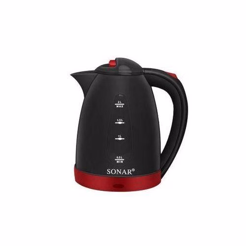 Sonar 2L Black Cordless Electric Kettle