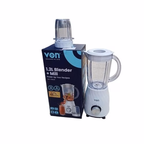 VON VBP-35INLW 1.2L Blender With Mill