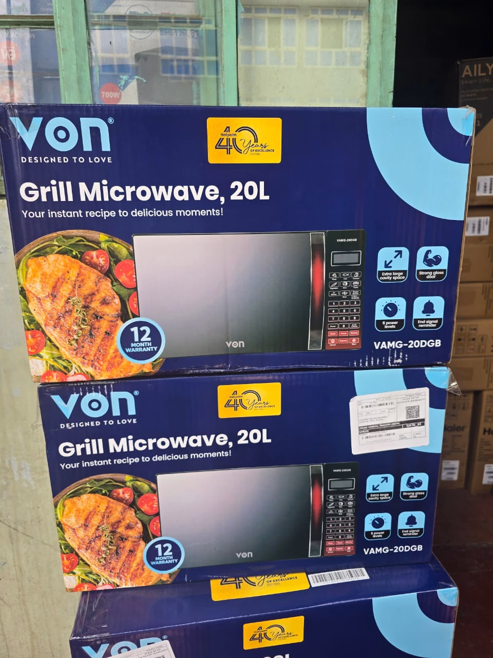 VON VAMG-20DGB 20L Digital Microwave - Image 2