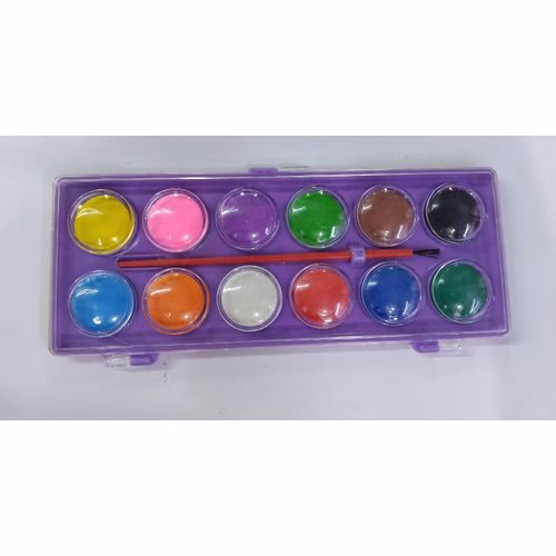 Generic Watercolors With Brush